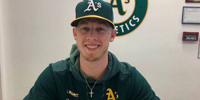 Fan who scored Oakland A's contract with viral 96-mph pitch makes professional debut