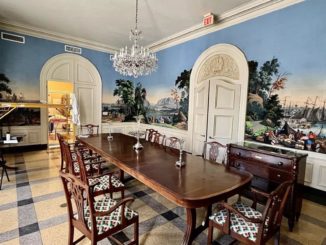 'A beautiful piece of fine art': Old Governor's Mansion's wallpaper is one of three sets in the U.S.