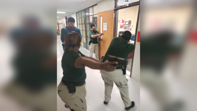 Assumption Parish school resource officers train for active shooter situations