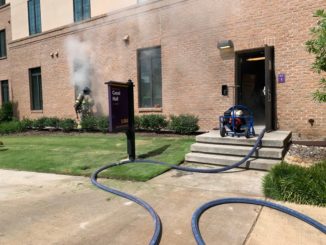 BRFD responds to fire at LSU apartment building