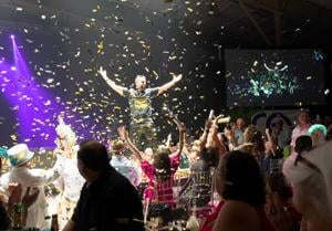 Glitter, confetti fly as dancers raise money for Arc of East Ascension