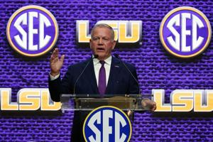 In his first SEC media days, Brian Kelly says 'I should have been in the South all along'