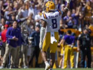 See the 3 LSU football players joining Brian Kelly at SEC Media Days