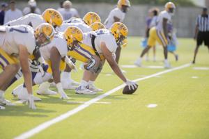 Column: Three yards and a cloud of dust: LSU football enters 2022 with revamped front line