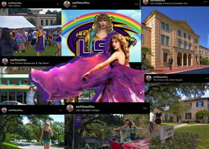 Swifties of LSU: College student creates a Taylor Swift and LSU themed Instagram account
