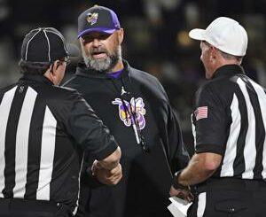 .As work continues, DSHS coach Brett Beard thinks Week 10 game in new stadium is possible