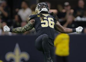 Saints LB Demario Davis has made the most out of limited pass rush opportunities