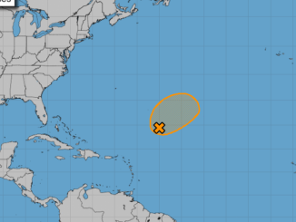 Hurricane forecasters tracking a disturbance in Atlantic during 1st week of December