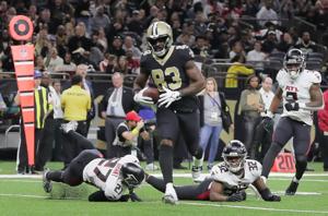 Saints tight end Juwan Johnson in 'attack mode' against Falcons with 2 touchdowns