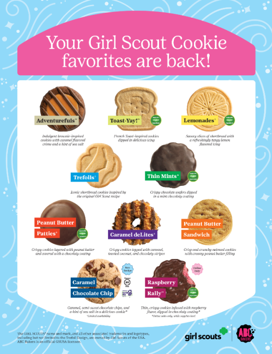 As cookie season begins, Girl Scouts debut new flavor Scoop Tour