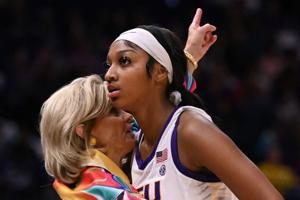 WATCH: LSU coach Kim Mulkey shows off her dance moves in a TikTok with Angel Reese