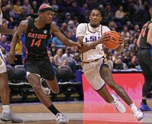 An LSU guard has joined three other teammates in transfer portal