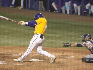 Bats stay hot for #1 LSU baseball, destroy New Orleans 16-0.