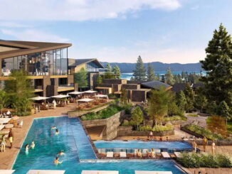 Rendering of the Waldorf Astoria Lake Tahoe Resort & Residences