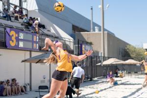 Horned Frog Challenge day one: No. 4 LSU beach volleyball suffers first loss of the season