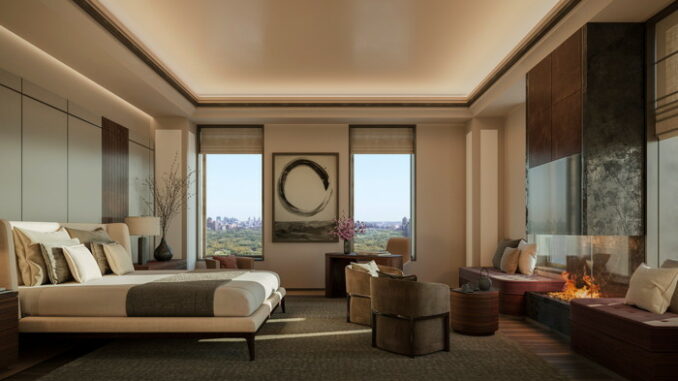 A guest room at the Aman New York - Courtesy of Aman New York