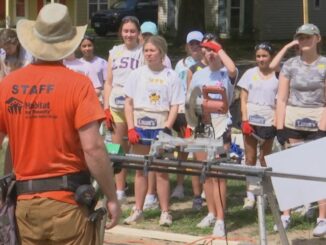 LSU Greek Life partners with Habitat for Humanity to build homes for Baton Rouge families