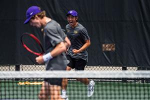 LSU men's tennis wins weekend double header against No. 48 Alabama and Alcorn State