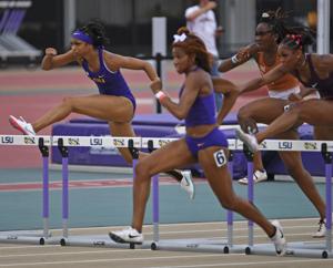 LSU track team collects 10 individual wins, all four relays in Battle on the Bayou