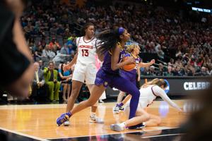 LSU women's basketball advances to national championship game with 79-72 win over Virginia Tech