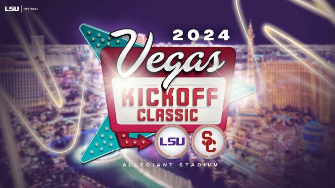 LSU's 2024 kickoff in Las Vegas will air in prime time on WBRZ