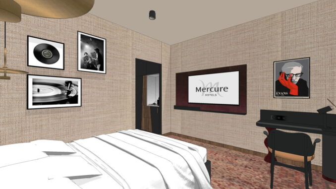 A Mercure hotel room