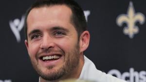 New Saints QB Derek Carr has found out which jersey number he'll wear in New Orleans