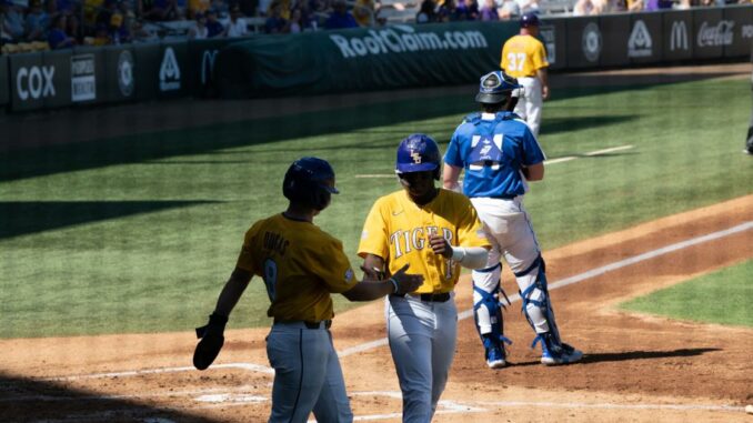 No. 1 LSU Baseball finishes impressive weekend, run ruling Butler in seven innings