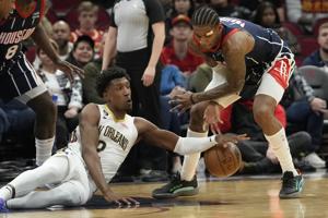 Pelicans blow double-digit lead as their slide continues in loss to Rockets