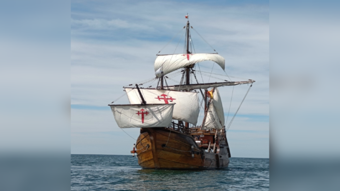 Replica of Nao TRINIDAD to sail around world, heads to Baton Rouge shores