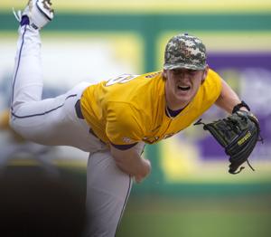 Thatcher Hurd's strong start and a seventh-inning hitting spree help LSU capture sweep