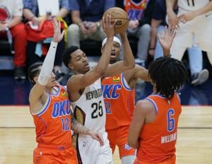 Turnovers doom injury depleted Pelicans in loss to Thunder