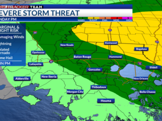 Weather Alert: Isolated strong to severe storms possible with a cold front Sunday