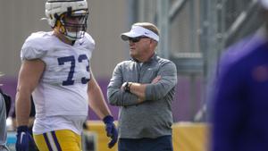 What Brian Kelly wants to find as he looks for LSU's next defensive line coach
