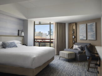 Guestroom at the Marriott Marquis San Diego Marina Hotel