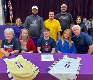 ACHS Gavin Richardson signs with Baptist Bible College basketball