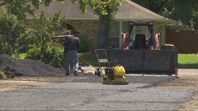 After WBRZ report, work on a condo's parking lot covered in potholes finally begins; some tenants aren't satisfied