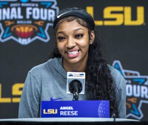 Angel Reese, Caitlin Clark are attention grabbers in Iowa, LSU national title game