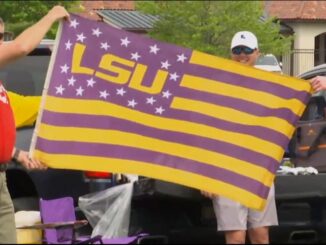 Fans celebrate Tiger's Final Four win in Baton Rouge and beyond