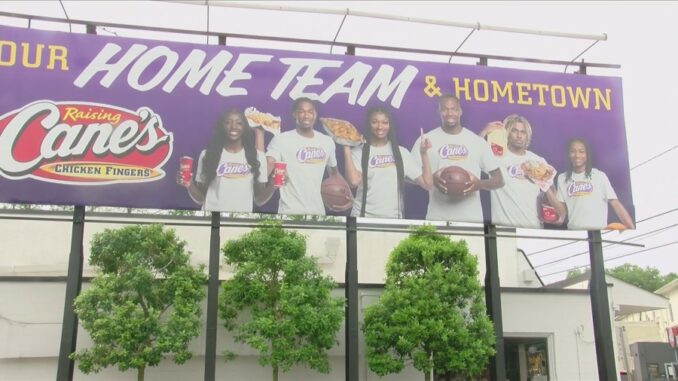 LSU Women’s basketball national champions suit up to celebrate with Tiger fans, Cane’s lovers
