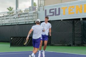 LSU men's tennis eliminated from SEC tournament following loss to Ole Miss