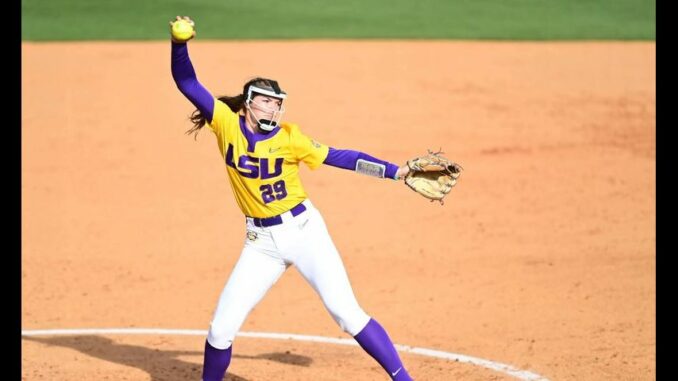 LSU softball drops series at Auburn, loses finale in extra innings