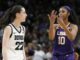 LSU's Angel Reese caused a stir when she taunted Iowa's Caitlin Clark late in title game