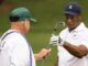 Masters notebook: Tiger Woods struggles to first-round 74; Paul Mainieri's first visit