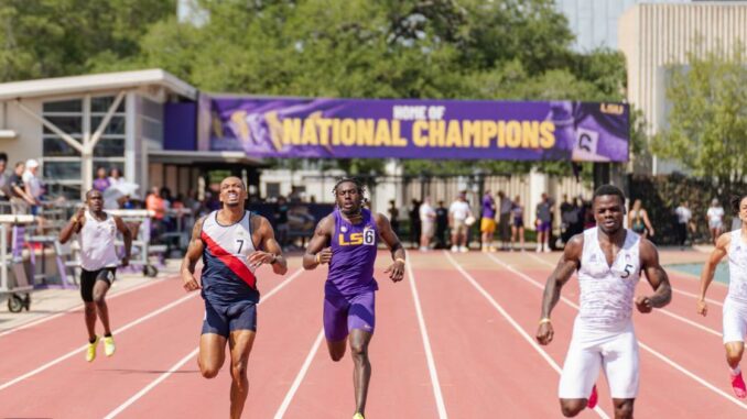 Top ranked LSU track and field breaks records at Texas Relays