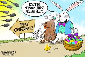With over 625 entries bouncing in, check out the WINNER and finalists in Walt Handelsman's latest Cartoon Caption Contest!!