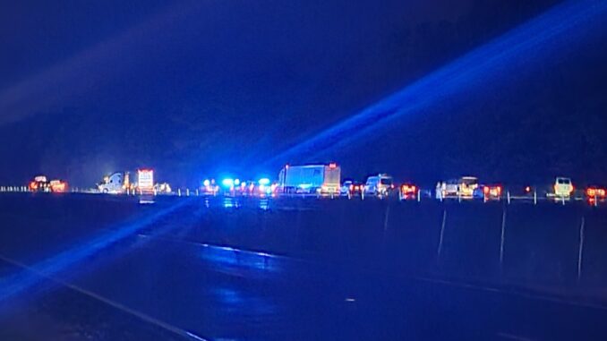 Woman killed in crash involving two 18-wheelers on I-12
