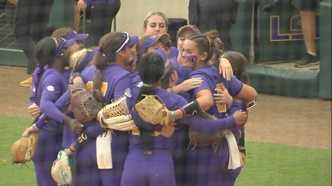 #15 LSU softball sweeps doubleheader with #10 Georgia to take series; will be 6 seed in SEC Tournament