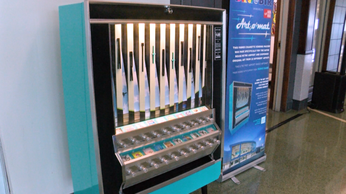 Baton Rouge Metro Airport to sell artwork in vending machine