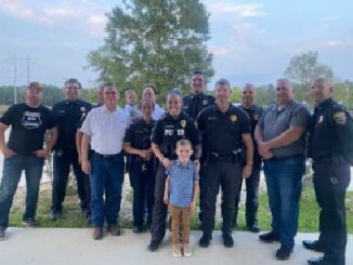 Denham Springs Police Department shows support by attending graduation of Cpl. Shawn Kelly’s son